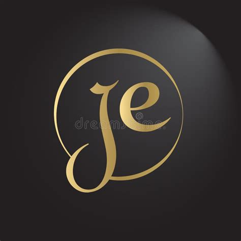 Creative Letter Je Logo Design Vector Template Initial Linked Letter