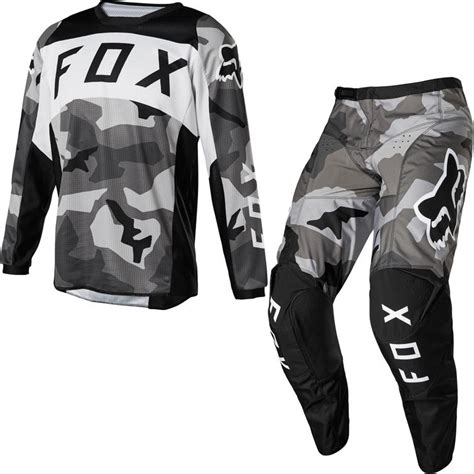 Fox Racing Youth Bnkr Motocross Jersey Pants Black Camo Kit