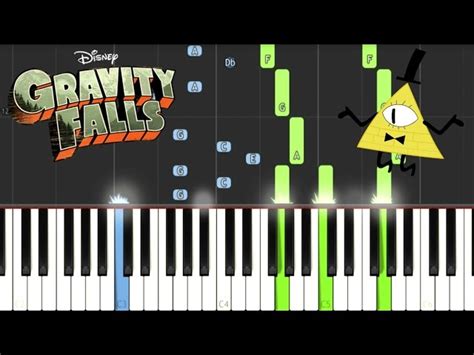 Gravity Falls Opening Themeweirdmageddon Piano Tutorial Chords Chordify