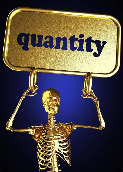 quantity word  golden skeleton  stock photo  vecteezy