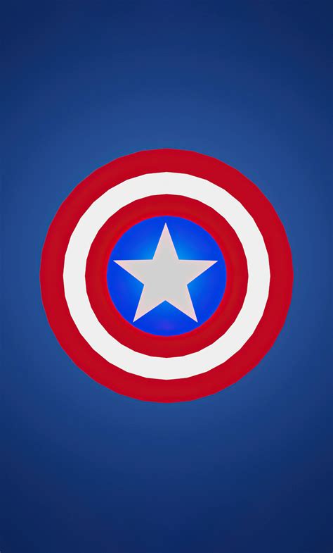 Captain America Logo Wallpaper 4k