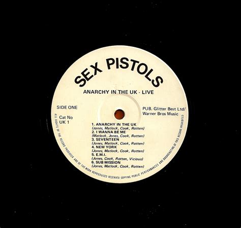 URBAN ASPIRINES Sex Pistols Anarchy In The UK Live