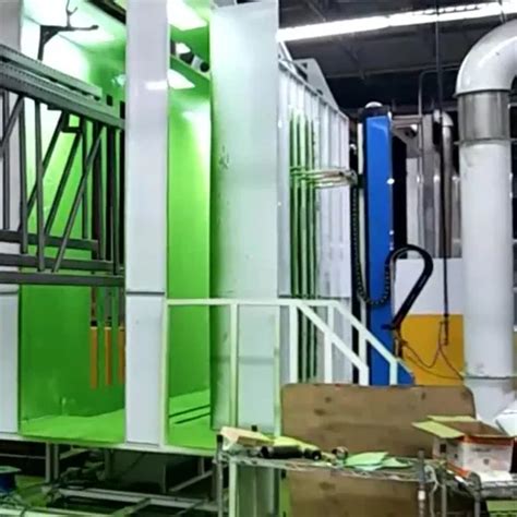 Fully Automatic Powder Coating Line With Pretreatment Spray Tunnel For