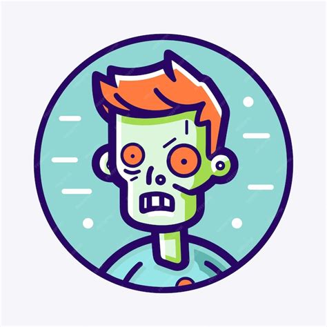 Premium Vector Gruesome Undead Zombie Icon