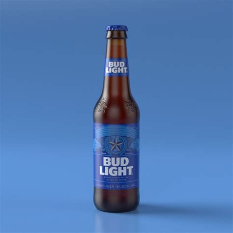 Bud Bottle Free 3d Model C4d Free3d
