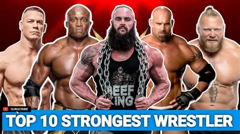 Top 10 STRONGEST WRESTLER In WWE History TOP 10 Powerful Wrestler