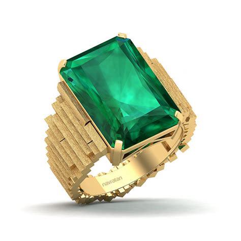 The Herculean Emerald Gold Ring