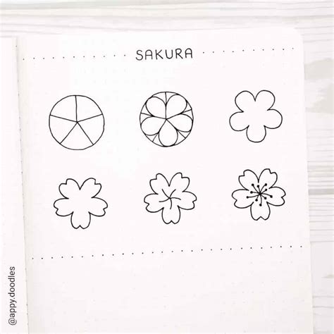 Simple Flower Drawing Tutorial | Best Flower Site