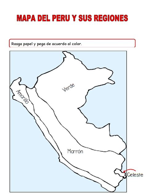 Mapa Del Peru Y Sus Regiones Para Ninos De 2 Anos Pdf