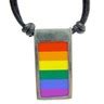 Pride Shack Pewter Rainbow Flag Heart Pendant Lesbian Gay Pride LGBT Necklace EBay