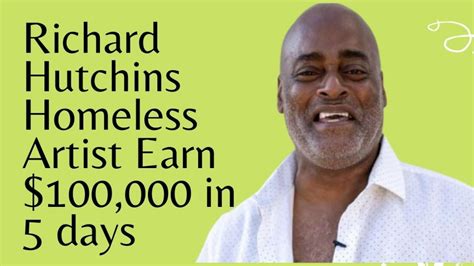 Richard Hutchins Homeless Artist Earn $100,000 in 5 days - Portraitvilla