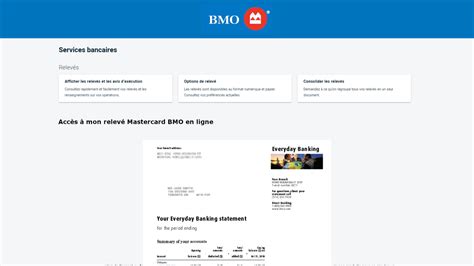 Bmo Mastercard Relev En Ligne Vos Op Rations Bancaires