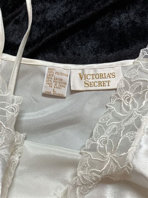 Vintage Victorias Secret Satin Lace Cami Lingerie Ebay