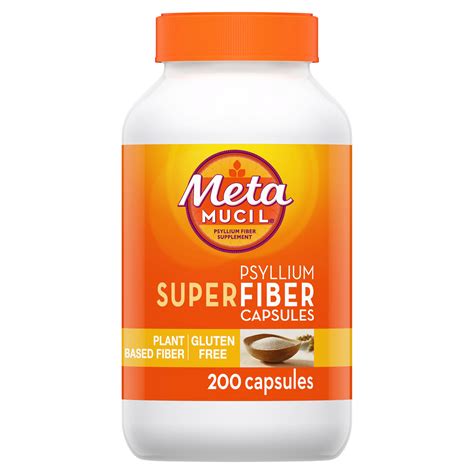 metamucil psyllium superfiber capsules  ct
