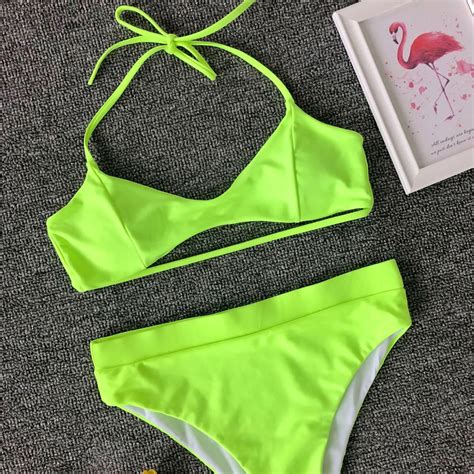 Fya Custom Swing Tag Double Fabric High Waist High Quality Bikini Set Women Swimwear Buy