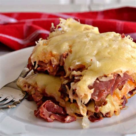 Homemade Reuben Casserole Small Town Woman