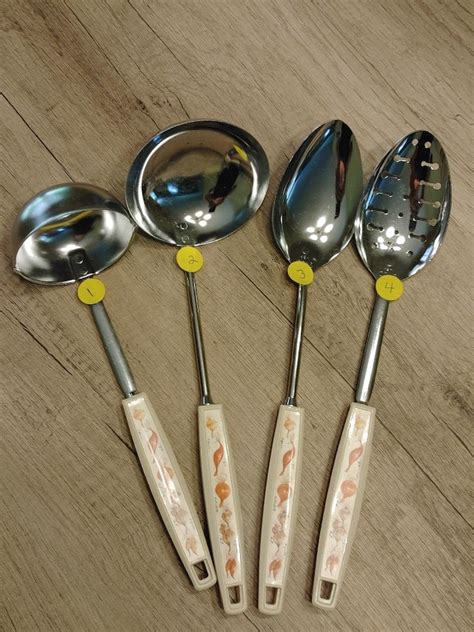 Vintage Ekco Stainless Steel Kitchen Utensils Piece Lot Cooking