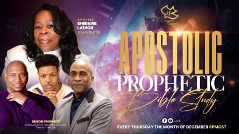 Apostolic Prophetic Bible Study Youtube