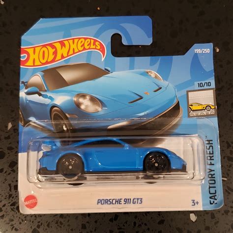Hot Wheels Porsche 911 GT3 Factory Fresh 2022 HCT22 Shopee Brasil