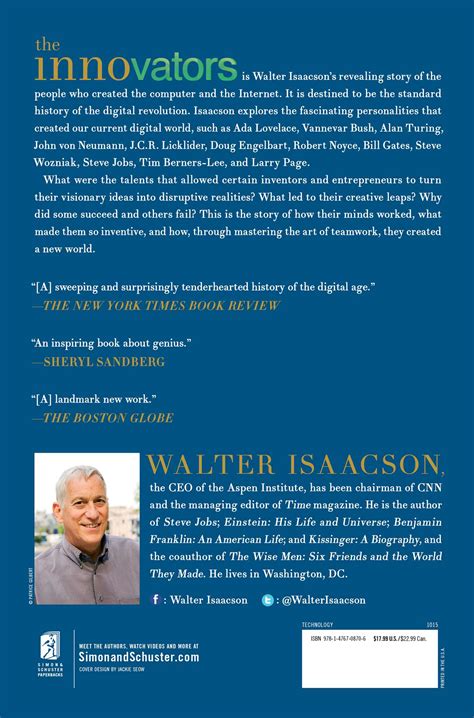 The Innovators | Book by Walter Isaacson | Official Publisher Page ...