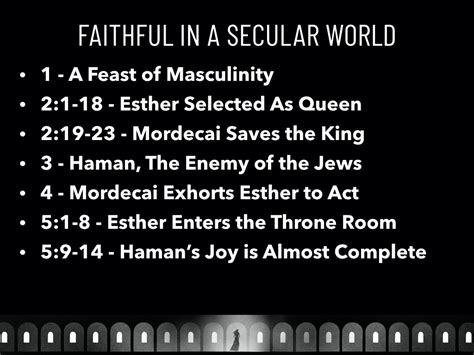 faithful   secular world esther saraland christians