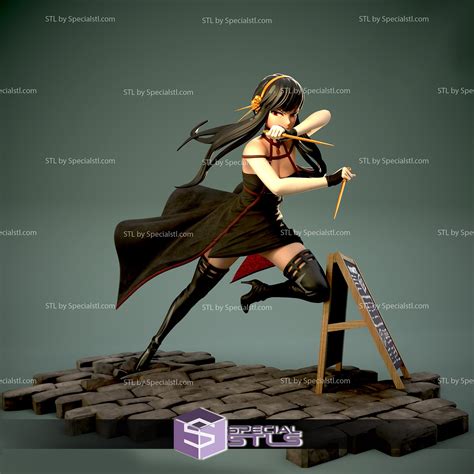 Yor Forger 3d Model In Action Specialstl