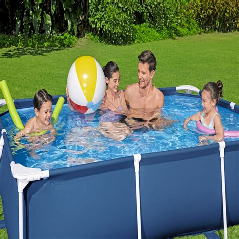 Piscina Steel Pro™ Azul 2.59MX1.70MX61Cm Bestway 56403