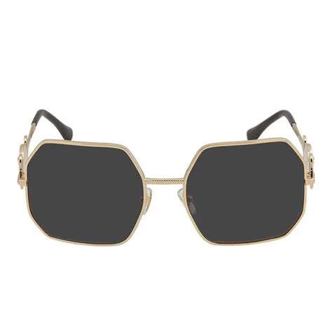 Order Kính Mát Nữ Versace Dark Gray Irregular Ladies Sunglasses Ve2248 100287 58 Màu Xám Đậm