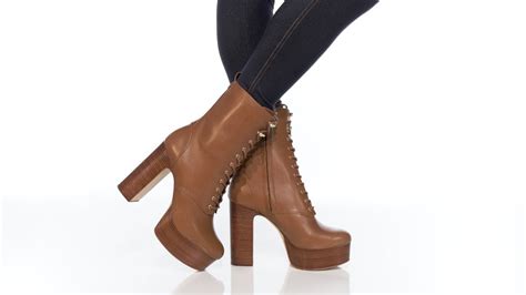 MICHAEL Michael Kors Natasha Lace-Up Bootie SKU: 9925770 - YouTube