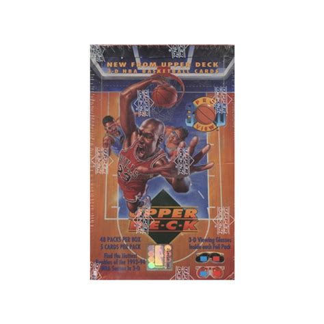 1993 94 Upper Deck 3D Pro View Basketball Hobby Box Steel City