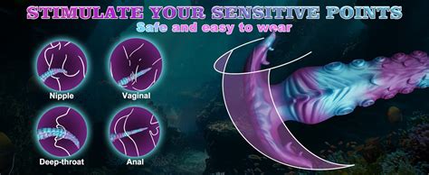 Amazon 15 7 Tentacle Dildo For Deep Anal Play Fantasy Monster Butt Plug With Soft