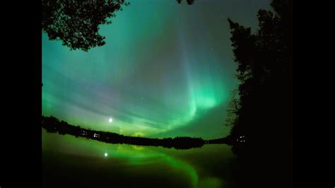 Aurora Borealis Northern Lights In Michigan S Upper Peninsula YouTube