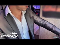 Sneaky Dante Colle Gets Extra Horny While His Boyfriend Nic Sahara Gives An Interview For A Job