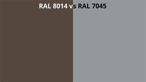 Ral 8014 Vs 7045 Ral Colour Chart Uk