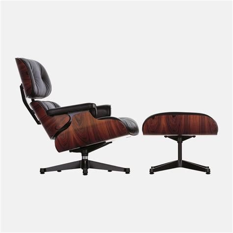 Vitra Eames Lounge Chair Ottoman Santos Palisander Leder Premium F