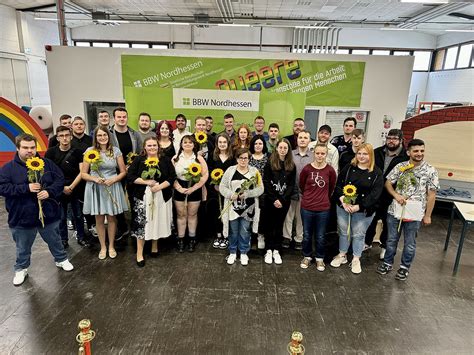 Jubel Im BBW Nordhessen Ausbildungsziele Erreicht BBW Nordhessen