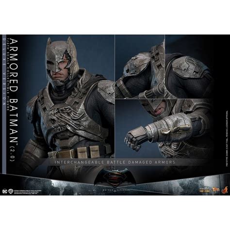 Hot Toys Movie Masterpiece Batman V Superman Dawn Of Justice Armored Batman Scale