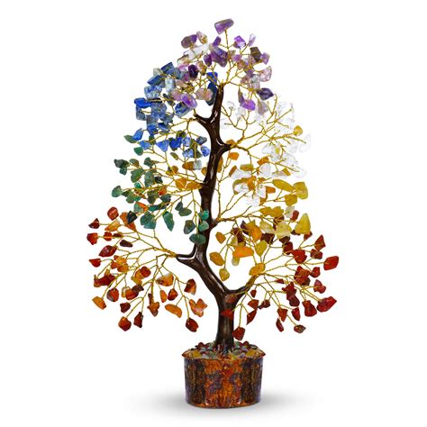 Seven Chakra Crystal Tree for Positive Energy - Feng Shui Home Decor