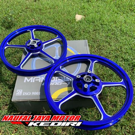 Jual Velg Mandalika Power Mx King New Biru Velg Racing Copy Enkei