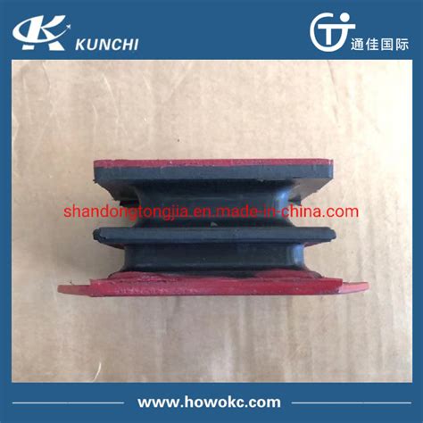 Shacman Truck Spare Parts Engine Front Rubber Mounting Dz9114593001