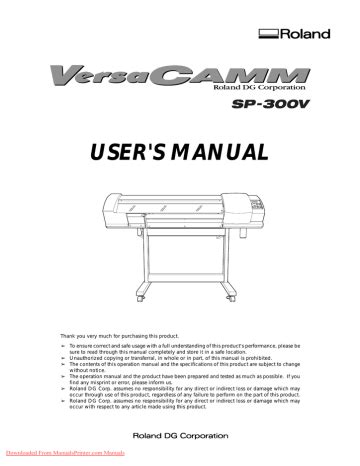 √99以上 roland versacamm vs-300i manual 242932-Roland versacamm vs-300i ...