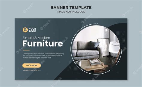 Premium Vector Simple And Modern Furniture Banner Template