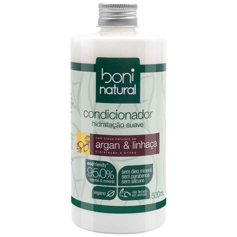 Condicionador Boni Natural Argan E Linha A Ml