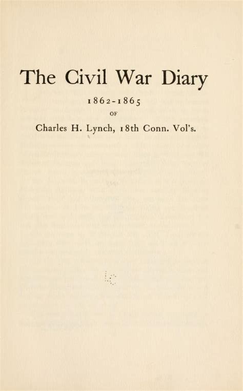 The Civil War Diary 1862 1865 Library Of Congress