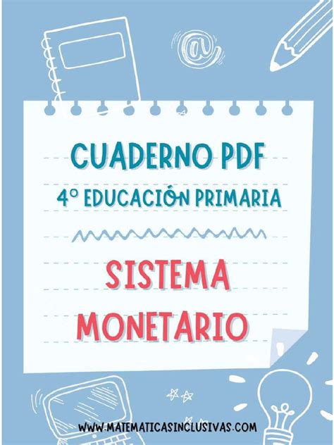 Cuaderno Sistema Monetario 4 Curso Educacion Primaria Pdf