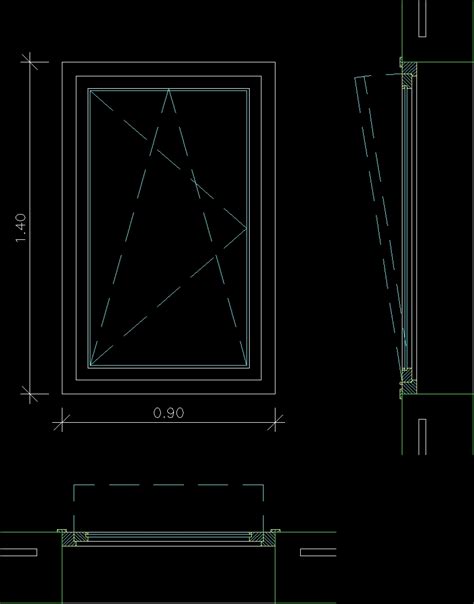 Window DWG Plan for AutoCAD • Designs CAD