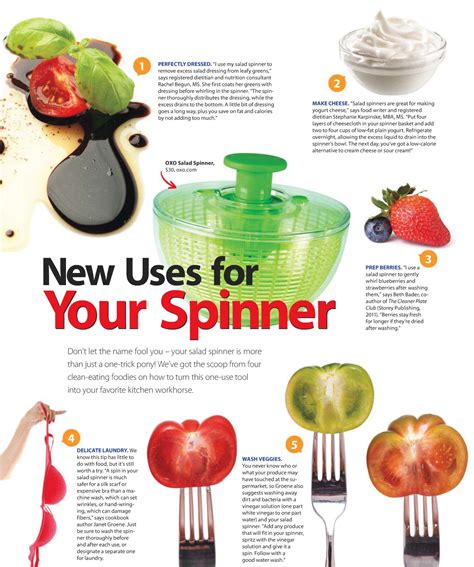 Five New Uses for Your Salad Spinner | How to make salad, Salad spinner, Food for thought