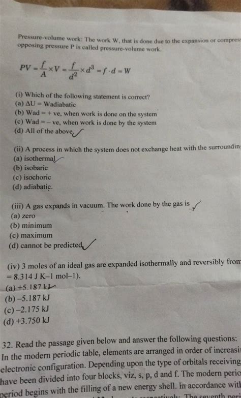 3 Moles Of An Ideal Gas Are Expanded Isothermally And Reversibly From 8