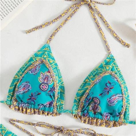 Kara And Kate Swim Paisley Bikini Top Poshmark