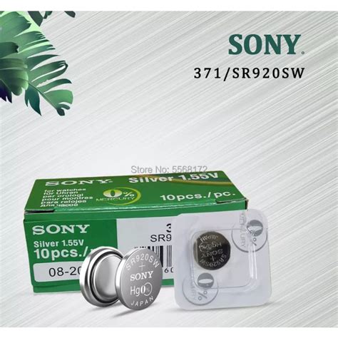 Bateria Pilha Original Sony 371 SR920SW 01 Unidade Shopee Brasil